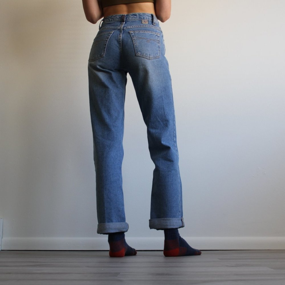 Wide Leg Light Wash Jeans